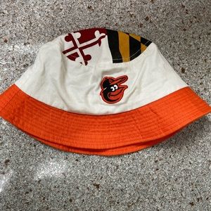 Baltimore Orioles Bucket Hat with Maryland Flag